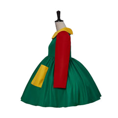 La Chilindrina Cosplay Costume Custom Green Dress Halloween Comic Con