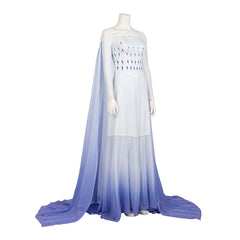 Elsa Frozen 2 Cosplay Princess Dress,Custom Size for Halloween & Comic‑Con