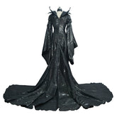 Maleficent Cosplay Black Gown Costume,Custom Size for Halloween & Comic‑Con