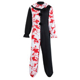 Terrifier Art the Clown Cosplay Jumpsuit, Bloody Horror Clown Halloween Costume Custom