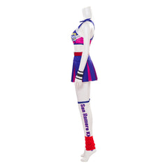 Lollipop Chainsaw Juliet Cos Costume Custom, Game Cheerleader Halloween Outfit