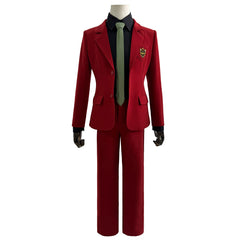 Blue Lock Michael Kaiser Red Suit Cosplay Costume