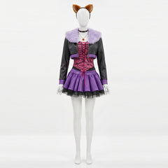 Monster High Clawdeen Wolf Cosplay, Custom Y2K Punk Outfit for Halloween & Comic Con