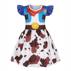 Toy Story Kids Cosplay Dress, Woody Jessie Buzz Lightyear Girls Halloween Costume
