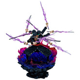 Halloweez Roronoa Zoro Action Figure - Three Heads Six Arms Nine Blades Flow Shura Edition - Halloweez