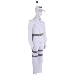 Cells At Work White Blood Cell Cosplay Costume, Custom Outfit for Comic‑Con & Halloween