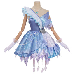 Eggy Party Hather Swan Feather Cos Costume Custom, Game Roleplay Dress