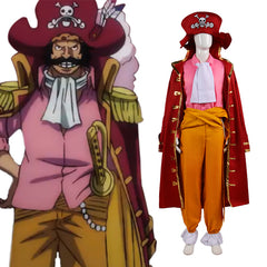 One Piece Gol D Roger Cosplay Costume,Custom‑Made for Halloween & Comic Con