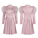 Wicked Glinda Cosplay Costume – Movie-Accurate Elegance - Halloweez