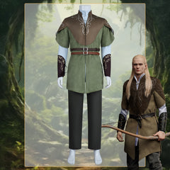 Lord of the Rings Elf Cosplay Costume Custom For Halloween Comic‑Con