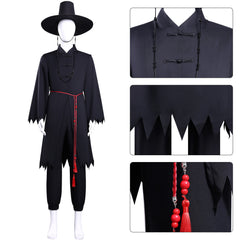 In Stock KPop Demon Hunters Saja Boys Cosplay Costume, Custom Outfit for Stage Show & Halloween