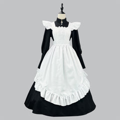 British Long Maid Cosplay Costume, Custom Made for Daily & Comic Con