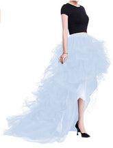 Maleficent Cosplay Tulle Skirt, Custom High Waist Skirt for Halloween Comic Con