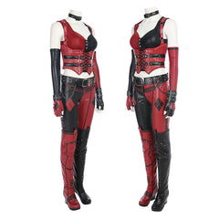 Harley Quinn Arkham City Cosplay Costume,Custom Size for Halloween & Comic‑Con