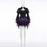 Monster High Elissabat Cosplay Costume, Gothic Punk Vampire Dress, Custom Halloween Outfit