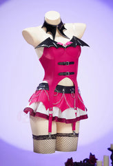 Monster High Draculaura Fan‑Art Cosplay Costume Custom‑Made for Halloween Comic‑Con