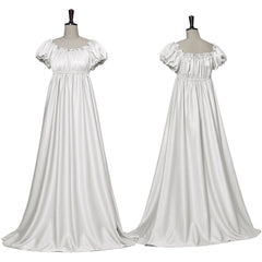 Bridgerton Medieval Ball Gown Cosplay, Custom Ready‑to‑Ship Outfit for Halloween & Party