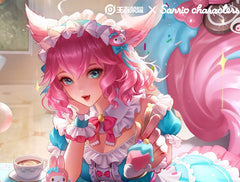 Honor of Kings Sanrio Daji My Melody Full Cosplay Costume Set - Halloweez
