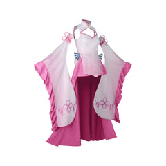 I’m Not The Cult Leader Cosplay Costume Zhu You He Lian Xiaomeng Pink Ancient Style Anime Full Outfit - Halloweez