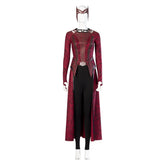 Scarlet Witch Wanda Cosplay Outfit, Doctor Strange in the Multiverse of Madness New Full Set Women Cosplay Costume for Halloween Party 二、英文关键词标签(15 个,逗号分隔) - Halloweez