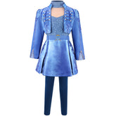 Descendants Evil Wonderland Chloe Kids Cosplay Costume Custom for Halloween Show