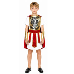 Kids Roman Warrior Cosplay Costume, Custom Outfit for Halloween & Theme Party