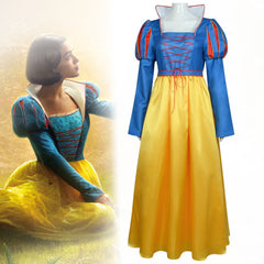 Quibby Snow Whitee Dress Cosplay Costume – movie-Inspired Elegant Princess Gown for girls - Halloweez