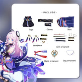 Halloweez Citlali Cosplay Costume - Genshin Impact Natlan Masters Night-Wind Women's Halloween Outfit - Halloweez