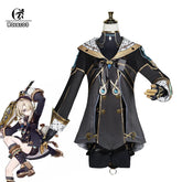 Halloweez Fontaine Freminet Cosplay Costume for Women - Magician Uniform with Hat for Halloween Parties - Halloweez