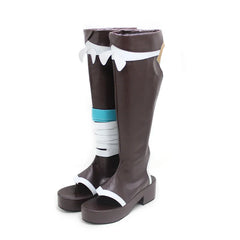 Halloweez Genshin Impact Gorou Cosplay High Boots - Black Shoes for Men and Women - Halloweez