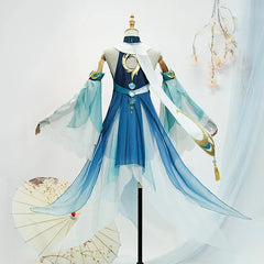 Halloweez Genshin Impact Madame Ping Cosplay Costume for Women - Pinger Uniform Dress - Halloweez