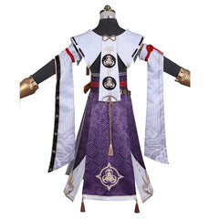 Halloweez Kujou Sara Cosplay Costume for Women - Genshin Impact Inspired Dress with Mask - Halloweez