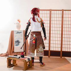 Halloweez Shikanoin Heizou Cosplay Costume - Authentic Genshin Impact Detective Outfit for Men - Halloweez