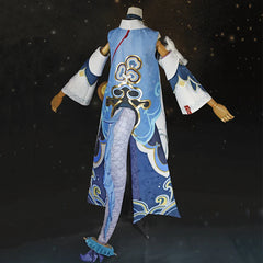 Halloweez Bailu Cosplay Costume - Fish Scale Design Women's Dress for Halloween and Carnival Parties - Halloweez