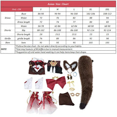 Halloweez Tingyun Cosplay Costume - Elegant Ancient Fox Tails Women's Dress for Halloween Carnival - Halloweez