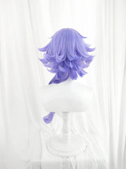 Halloweez Xayah Cosplay Wig - 45cm Blue Heat Resistant Synthetic Hair for Women - Halloweez