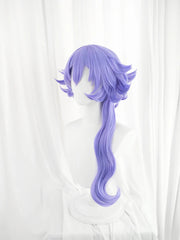 Halloweez Xayah Cosplay Wig - 45cm Blue Heat Resistant Synthetic Hair for Women - Halloweez