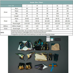 Halloweez Xayah Cosplay Costume - Chinese Style Dress for Women with Cloak - New Skin Halloween Outfit - Halloweez