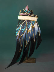 Halloweez Xayah Cosplay Costume - Chinese Style Dress for Women with Cloak - New Skin Halloween Outfit - Halloweez