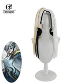Stylish Halloweez Calligraphia Xayah Cosplay Wig - 55cm Mixed Color for Women - Halloweez