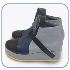 Halloweez HEARTSTEEL Sett Cosplay Shoes - Flat Velcro Design for Men's Casual & Halloween Parties - Halloweez