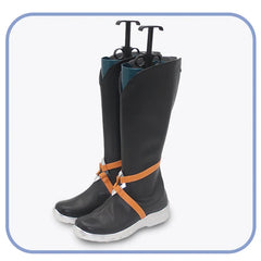 Halloweez Yone Cosplay Shoes - Men's Flat Zipper High Boots for Halloween Party - Halloweez
