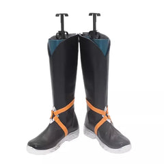 Halloweez Yone Cosplay Shoes - Men's Flat Zipper High Boots for Halloween Party - Halloweez