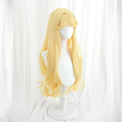 Halloweez Lovestruck Lux Cosplay Wig 85cm - Premium Yellow Women's Cosplay Wigs - Halloweez