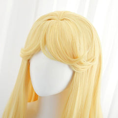 Halloweez Lovestruck Lux Cosplay Wig 85cm - Premium Yellow Women's Cosplay Wigs - Halloweez