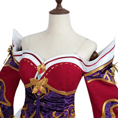 Stunning Halloweez Ahri Cosplay Costume - Nine-tailed Fox Ahri Outfit for Women - Halloweez