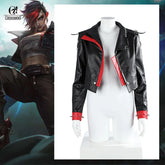 New Skin Halloweez Vi Cosplay Costume for LOL Season 2 Fans - Brawler Jacket for Women & Men - Halloweez