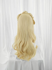 Halloweez High Noon Evelynn Cosplay Wig - 55cm Blonde Synthetic Hair for Women - Halloweez