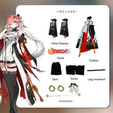 Halloweez Wuthering Waves Changli Cosplay Costume - Magistrate Counselor Changli Dress for Women - Halloweez