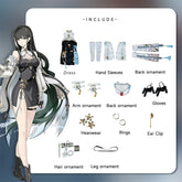 Halloweez Wuthering Waves Baizhi Cosplay Costume for Women - Unique Halloween Party Wear - Halloweez